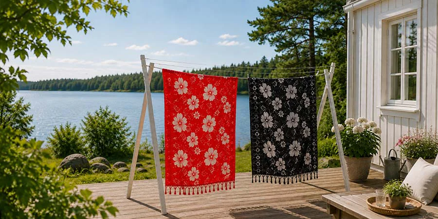 Tvätta sarong i rayon och viskos - Så tar du hand om tyget