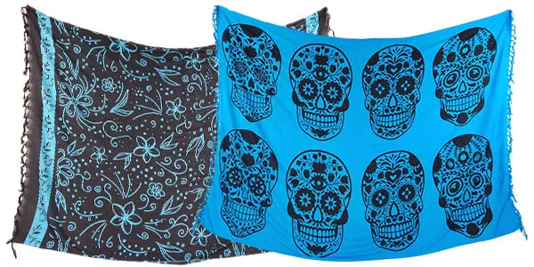 Saronger med mönster & figurer