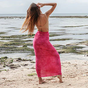 Saronger i enfärgade kulörer