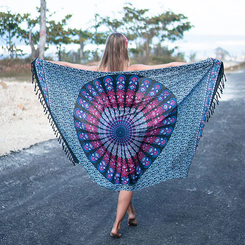 Saronger med Mandala-motiv