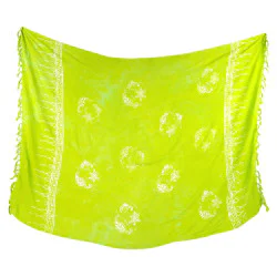 Lätt och luftig ljusgrön sarong för strand och pool