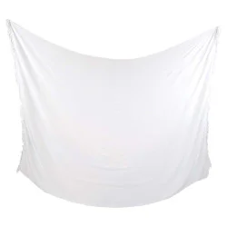 Vit enfärgad sarong i mjuk rayon