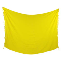 Klargul enfärgad sarong