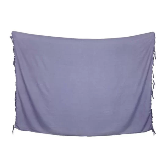 Enfärgad ljuslila sarong i mjukt och lätt material
