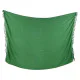 Enfärgad mörkgrön sarong i rayon med fransar