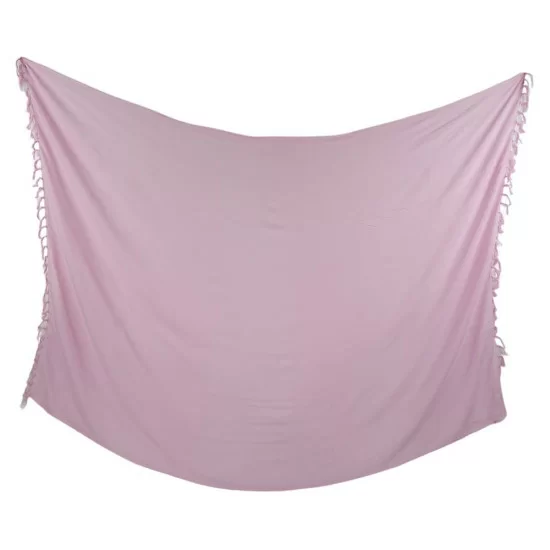 Enfärgad rosa sarong i härlig kulör