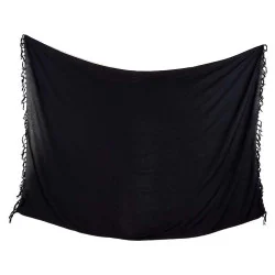 Enfärgad svart sarong