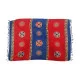 Sarong i asiatisk stil i rött och blått färgval